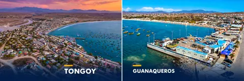 Playas de Tongoy y Guanaqueros